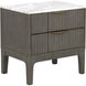 Keldon 23.5 X 23.5 inch White / Grey Night Stand